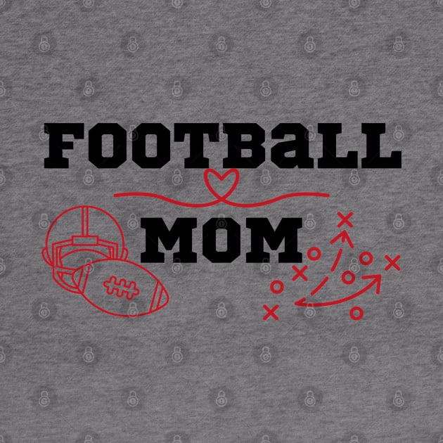 Football mom by Lili's Designs